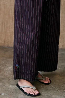 Lita Pant in Black Stripe