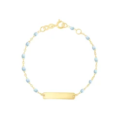 Little Gigi Rectangle Bracelet in Baby Blue