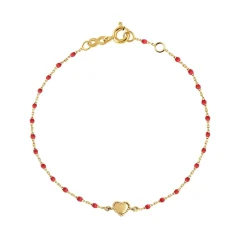 Lucky Heart Bracelet in Yellow Gold