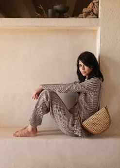 Luna Bag in Cream Rattan