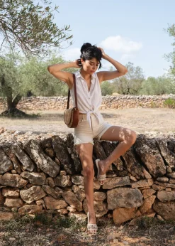 Luna Bag in Cream Rattan