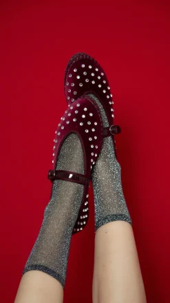 Mae Mary Jane in Burgundy