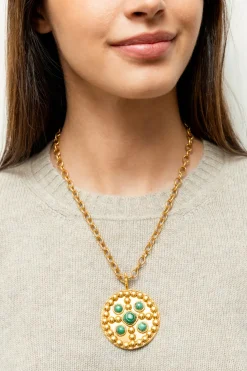 Medicis Necklace in Malachite