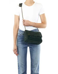 Medium Lulu Bag in Forest Green