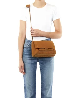 Medium Lulu Handbag in Tan