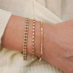 Melody Bar Bracelet in Yellow Gold