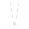 Millie Ryan Single Princess Diamond Necklace in Rose Gold