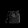 Mini Bucket Bag in Black/flamma
