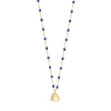 Mini Gigi Lucky Heart Necklace in Lapis