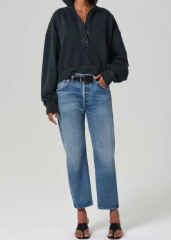 Mirelle Funnel Neck in Charcoal