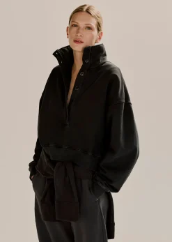 Mirelle Funnel Neck in Charcoal