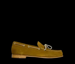 Morgan Boat Shoe in Bog Suede