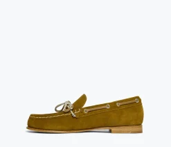 Morgan Boat Shoe in Bog Suede