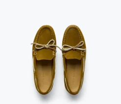 Morgan Boat Shoe in Bog Suede