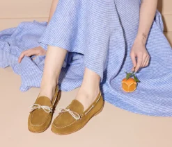 Morgan Boat Shoe in Bog Suede