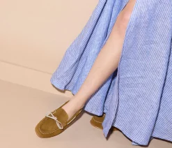 Morgan Boat Shoe in Bog Suede