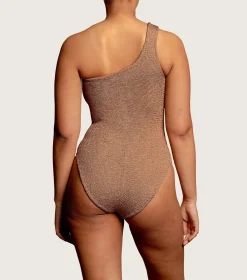 Nancy Swimsuit in Metallic Cocoa