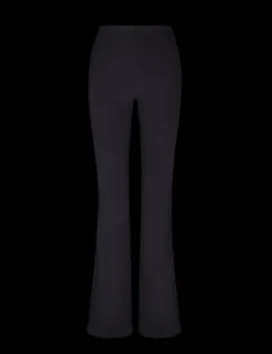 Neoprene Flare Leggings in Black