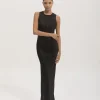 New York Midi Dress in Black