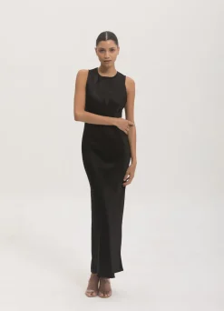 New York Midi Dress in Black