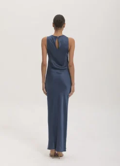 New York Midi Dress in Sapphire