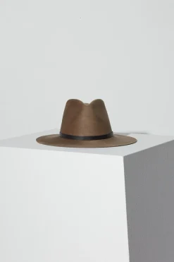 Olsen Wool Hat in Taupe