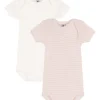 Onesie Set in Pink and White