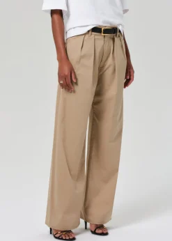 Petra Pleated Trouser in Catalina