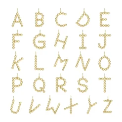 Poppy Rae Initial Necklace in Yellow Gold