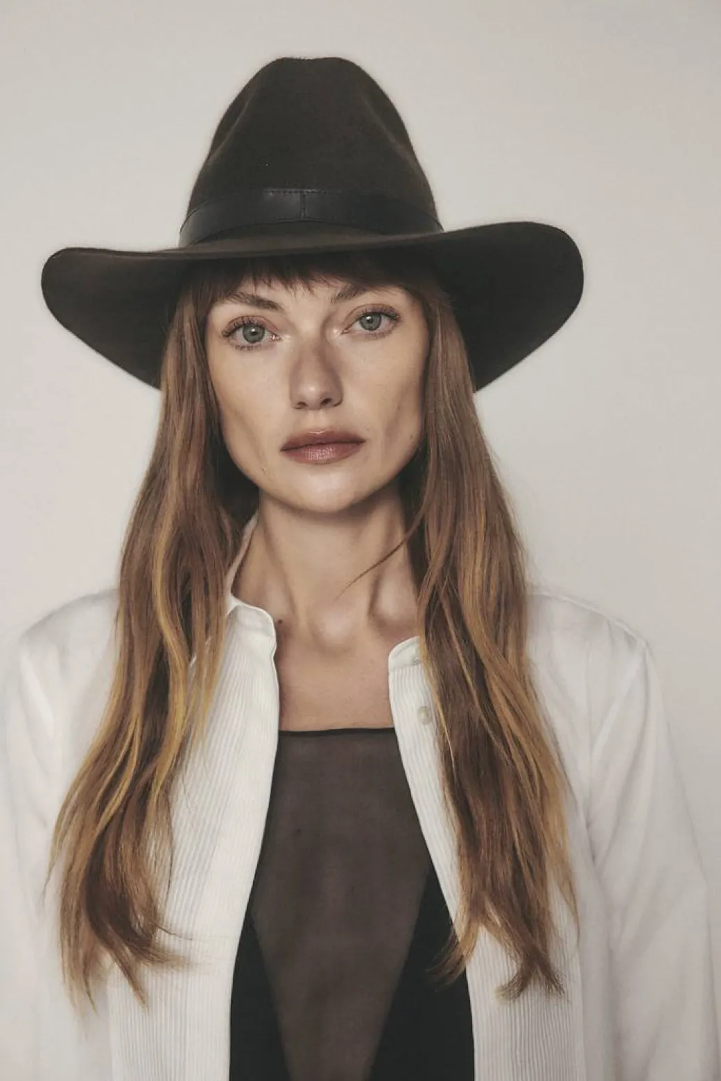 Raleigh Wool Hat in Dark Brown