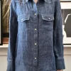 Ranchers Daughter Shirt in Hemp Denim