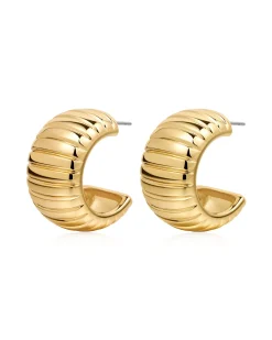 Remy Ridged Hoops