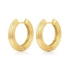 Ridged Amalfi Hinge Hoops