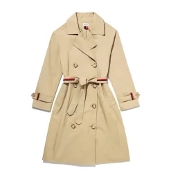 Rox Trench Coat in Khaki