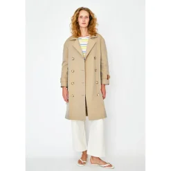 Rox Trench Coat in Khaki