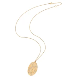 Sagittarius Astrology Necklace in Yellow Gold