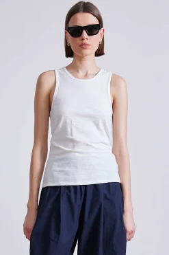 Savina Razor Tank in Cream