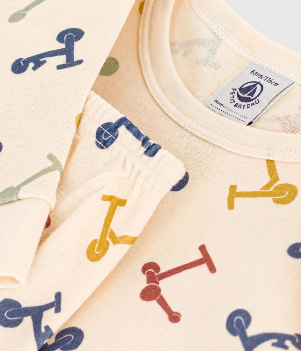 Scooter PJs in Cream