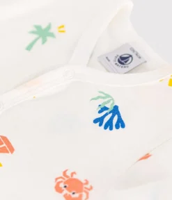 Sea World Print Romper in White