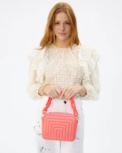 Shortie Strap in Bright Coral