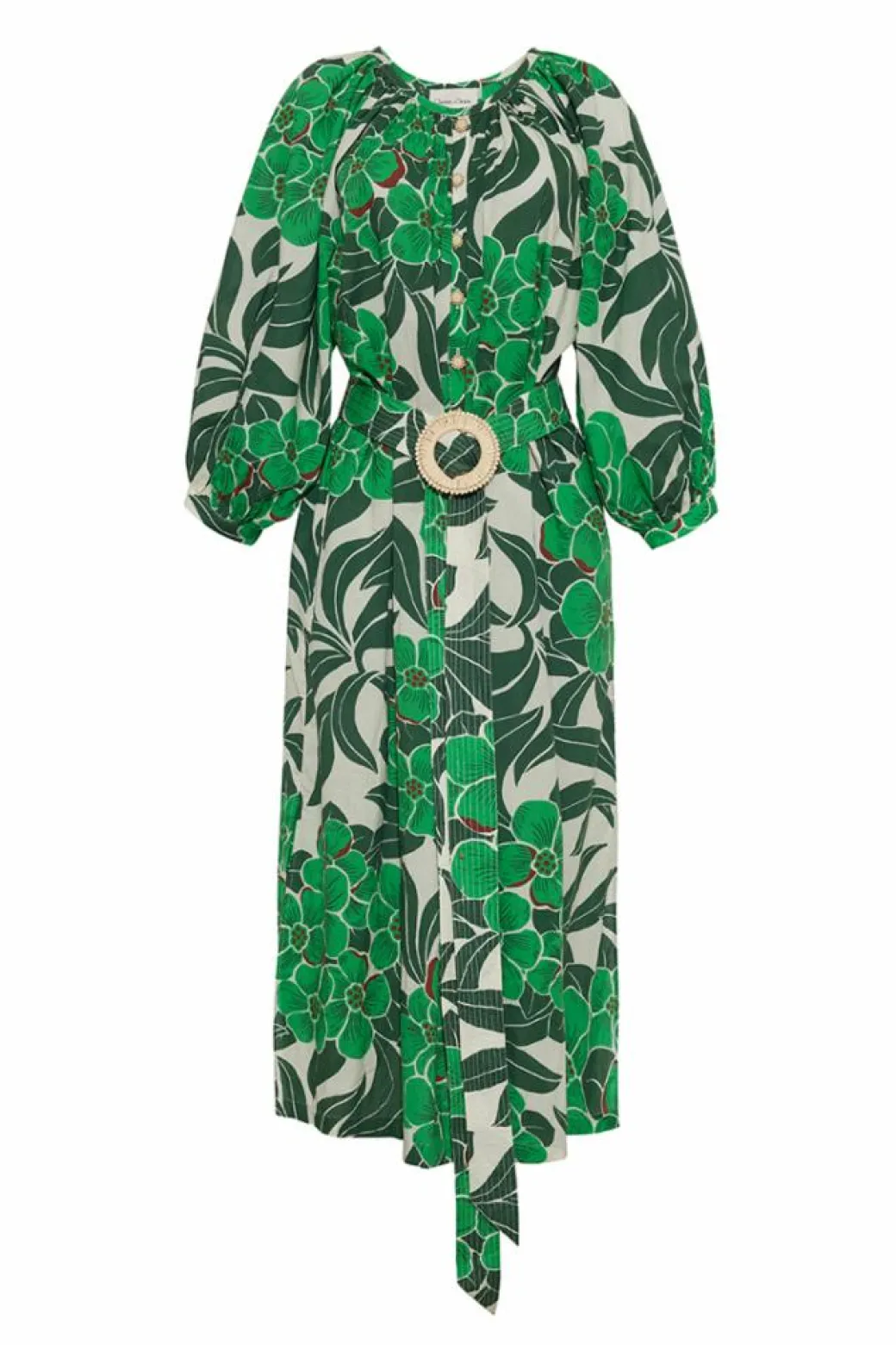 Simone Dress in Palm Beach Green