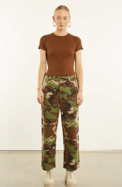Slash Pocket Trousers in Camo