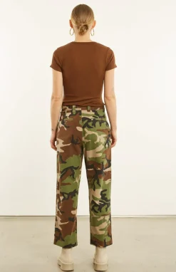 Slash Pocket Trousers in Camo