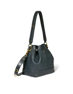 Small Ben Handbag in Bubble Petrol