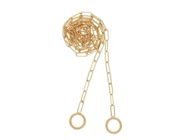 Square Link Chain in Yellow Gold