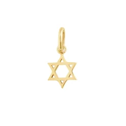 Star of David Pendant in Yellow Gold