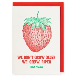 Strawberry Birthday - Greeting Card