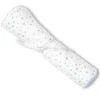 Superstar Burp Cloth in White and Light Blue