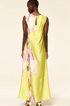 Sylvie Dress in Marble Flora