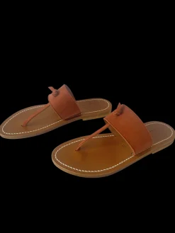 T Strap Sandal in Terracotta